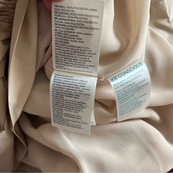 H&M Conscious Exclusive Ruffled One Shoulder Cocktail Mini Dress Holiday - Picture 8 of 14